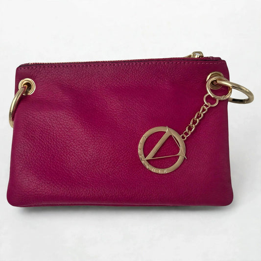 Adelina in genuine Italian leather, Dior style studio
