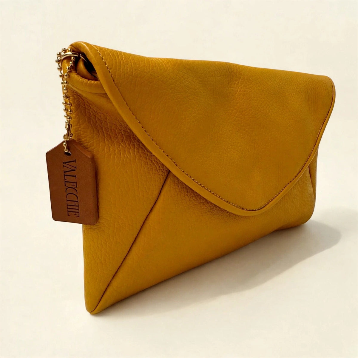 Bianca in genuine Italian leather, studio shot