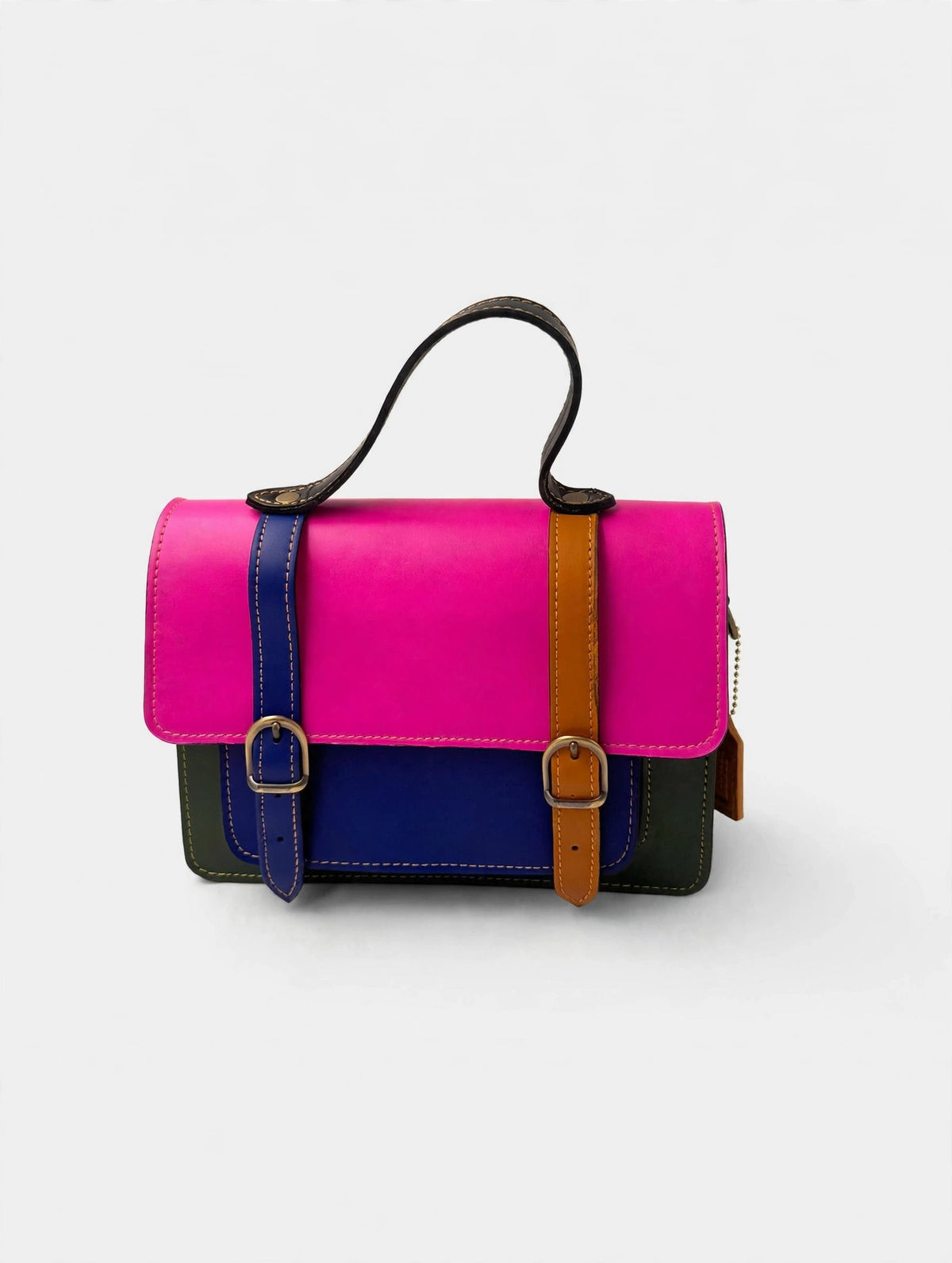 Ginevra in genuine Italian leather, Dior style studio